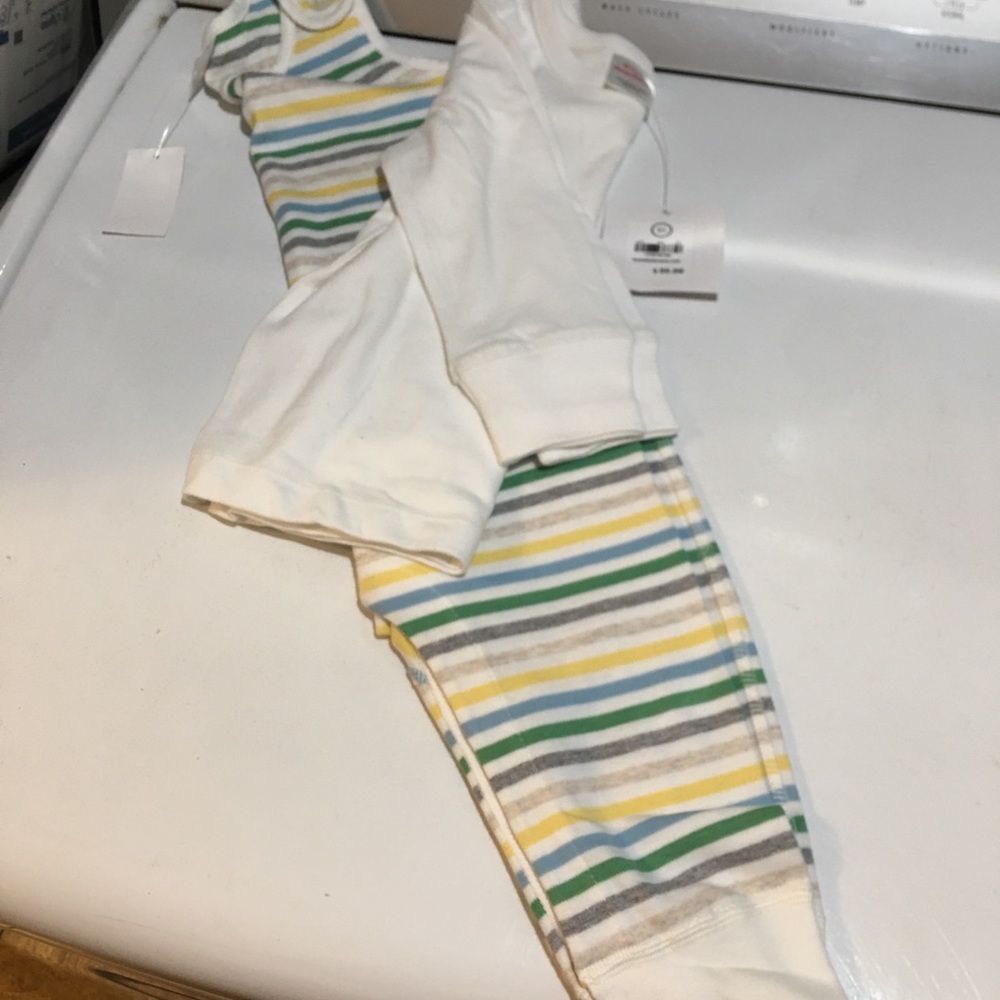 Hanna Andersson coveralls and shirt